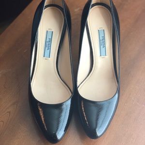 Black Prada pumps